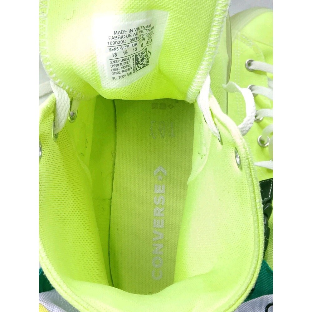 Converse Chuck Taylor All Star Buckle Up Hi Shoes Men's Size 13, Green Sneakers - Picture 9 of 11